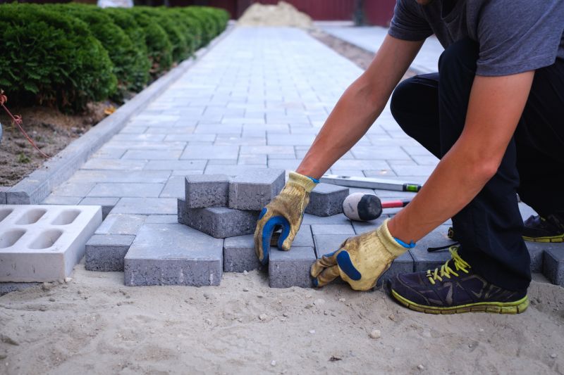 Layered Paver Construction